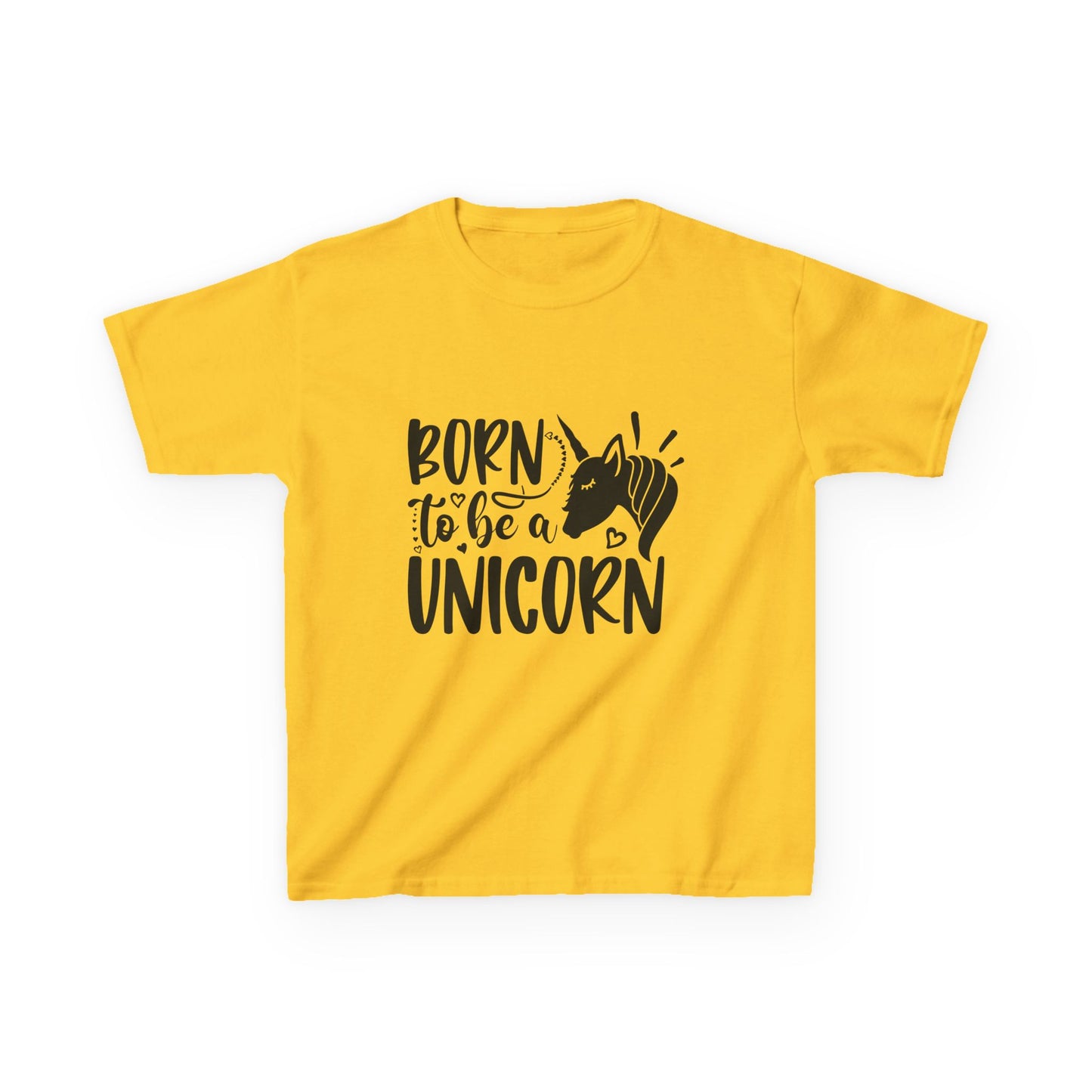 Kids Unicorn T-Shirt - "Born to Be a Unicorn" - Fun Cotton Tee for Boys & Girls