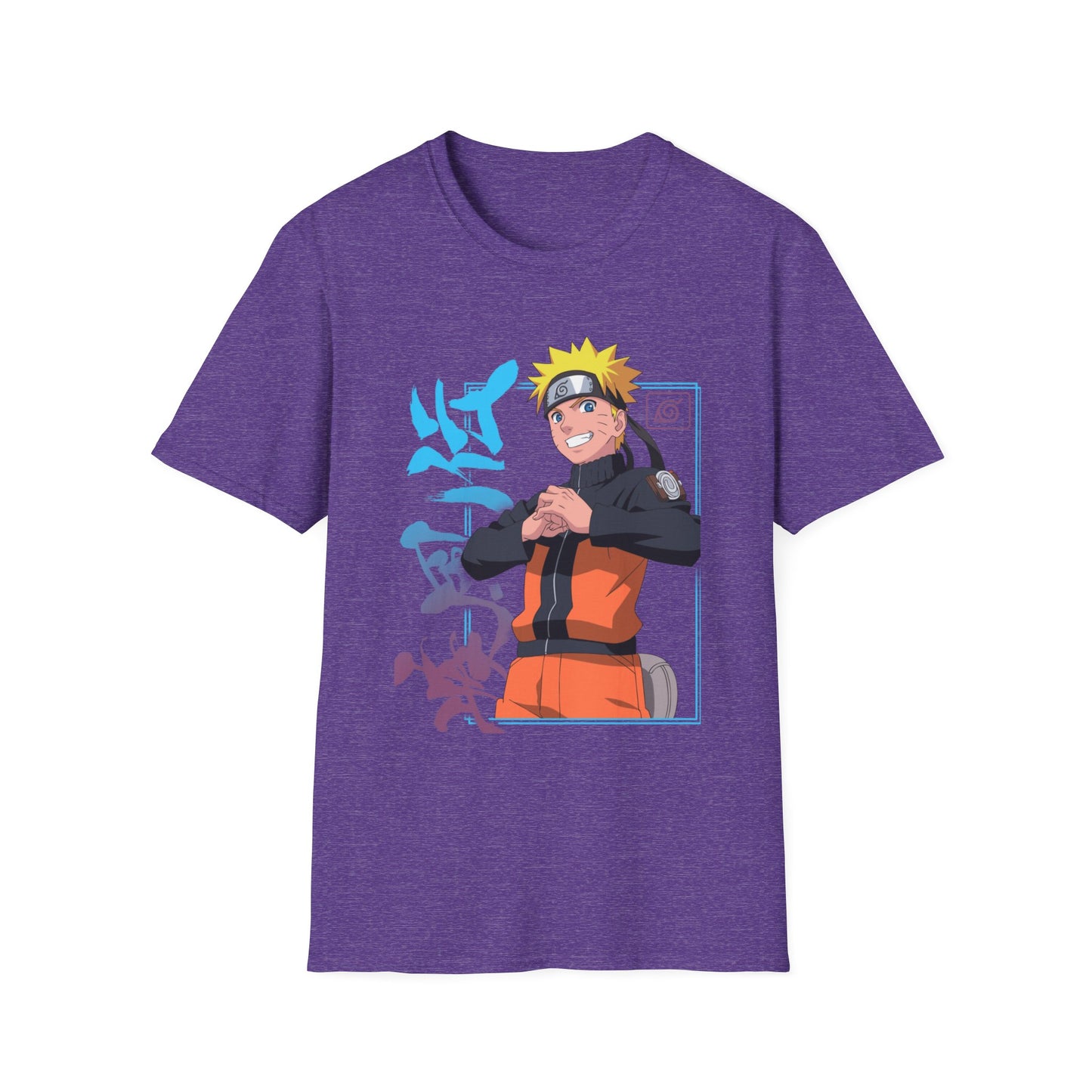 Anime-Inspired Unisex Softstyle T-Shirt - Naruto Design