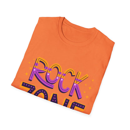 Rock Zone Unisex Softstyle T-Shirt, Music Lover Tee, Concert Outfit, Festival Wear, Birthday Gift, Casual Style