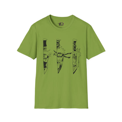 Cool Graphic Unisex T-Shirt with Edgy Knife Design