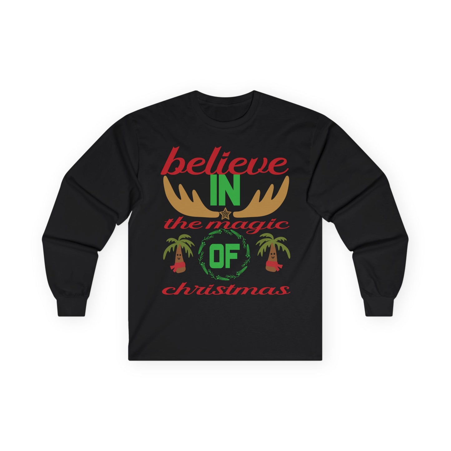 Believe in the Magic of Christmas Long Sleeve Tee, Holiday Apparel, Unisex Christmas Shirt, Festive Holiday Gift, Winter Clothing, [...]
