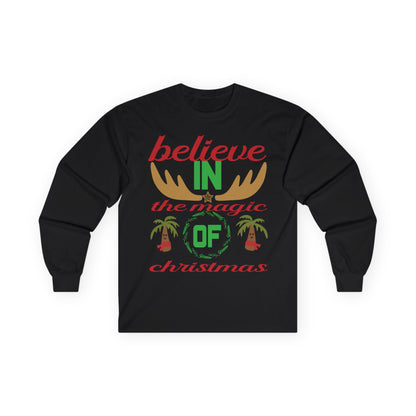Believe in the Magic of Christmas Long Sleeve Tee, Holiday Apparel, Unisex Christmas Shirt, Festive Holiday Gift, Winter Clothing, [...]