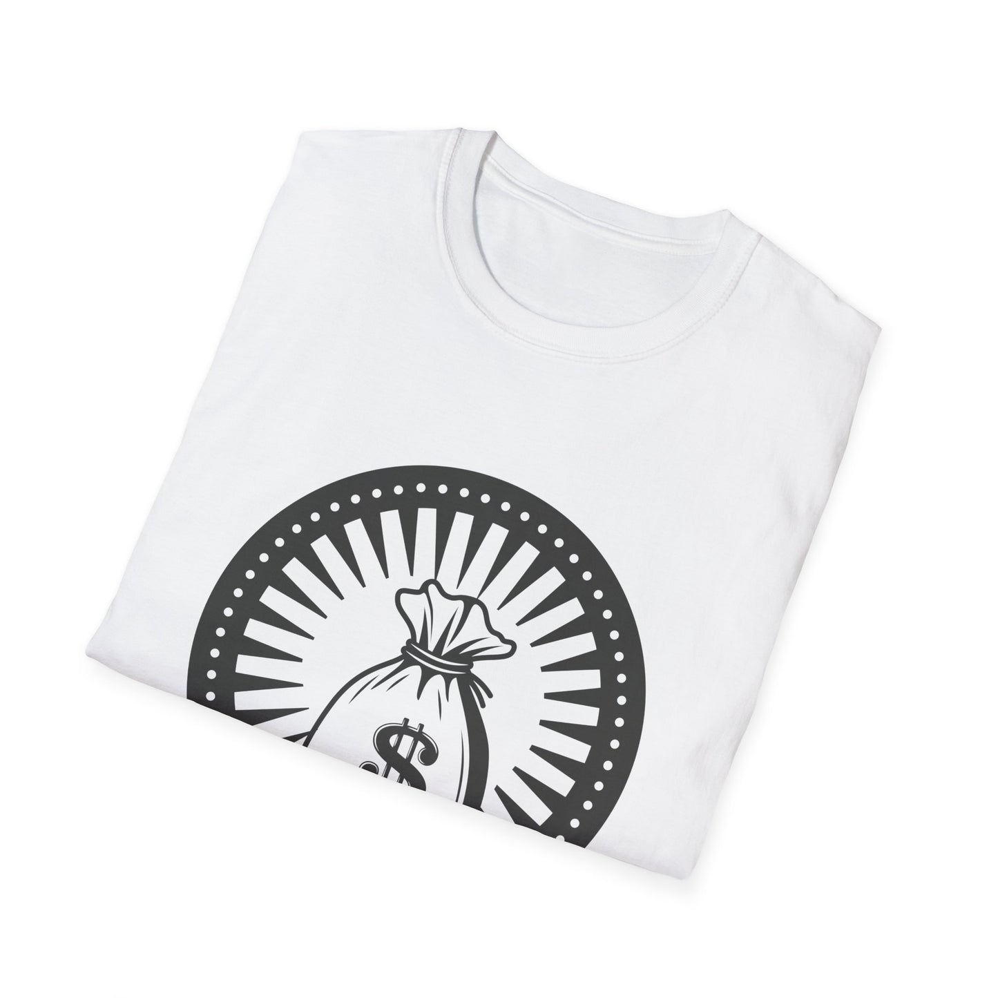 Money Bag Graphic Unisex T-Shirt - Perfect for Hustlers and Entrepreneurs