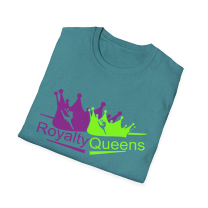 Royalty Queens Unisex T-Shirt | Fun Graphic Tee for Gifts, Celebrations, Birthdays, Crown Lovers, Casual Wear