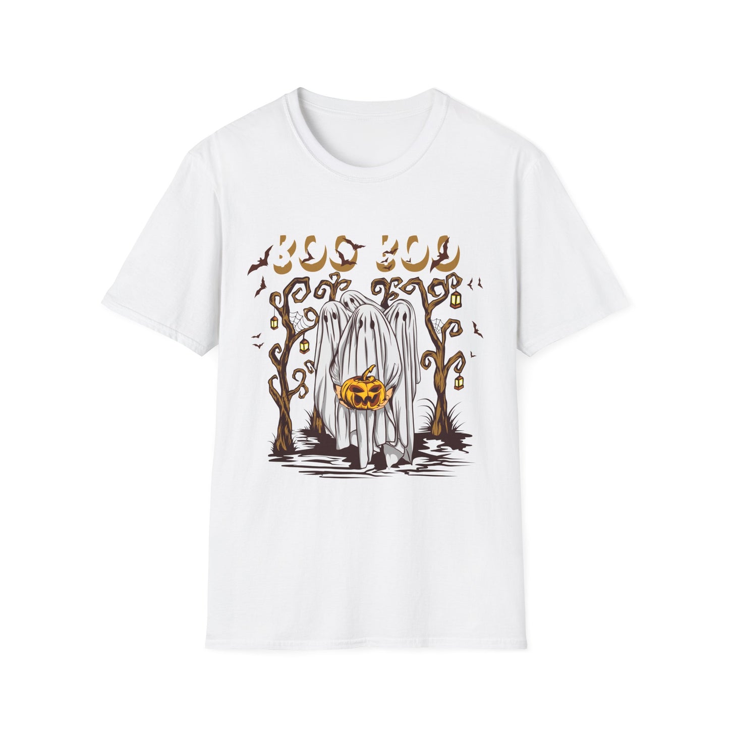 Spooky Pumpkin T-Shirt for Halloween, Unisex Graphic Tee, Fall Fashion, Trick or Treat Shirt, Festival Wear, Cozy October Style