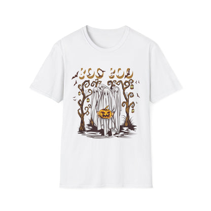 Spooky Pumpkin T-Shirt for Halloween, Unisex Graphic Tee, Fall Fashion, Trick or Treat Shirt, Festival Wear, Cozy October Style