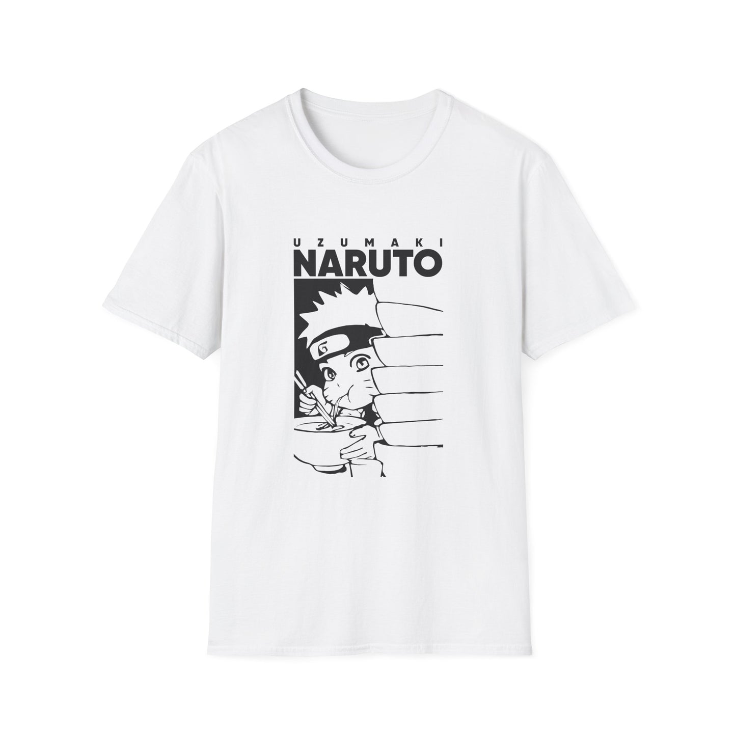 Naruto Unisex Softstyle T-Shirt - Fun Anime Graphic Tee for Fans
