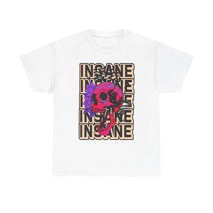 Edgy Skull Art Unisex Heavy Cotton Tee - Perfect for Alternative Fashion Lovers