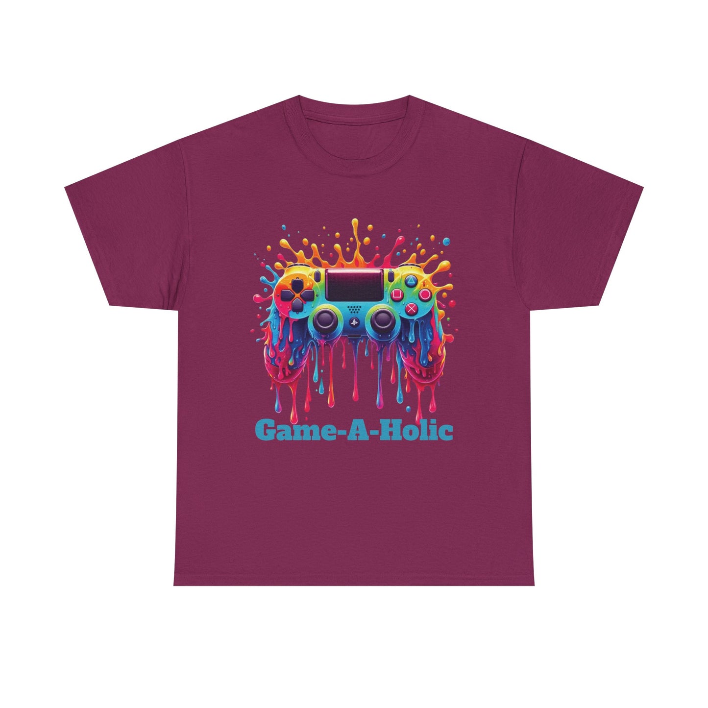 Game-A-Holic Unisex Heavy Cotton Tee - Perfect Gift for Gamers