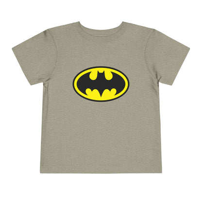 Batman Toddler Short Sleeve Tee - Superhero Shirt for Kids, Birthday Gift, Adventure Wear, Playtime Apparel, Comic Fan Clothing