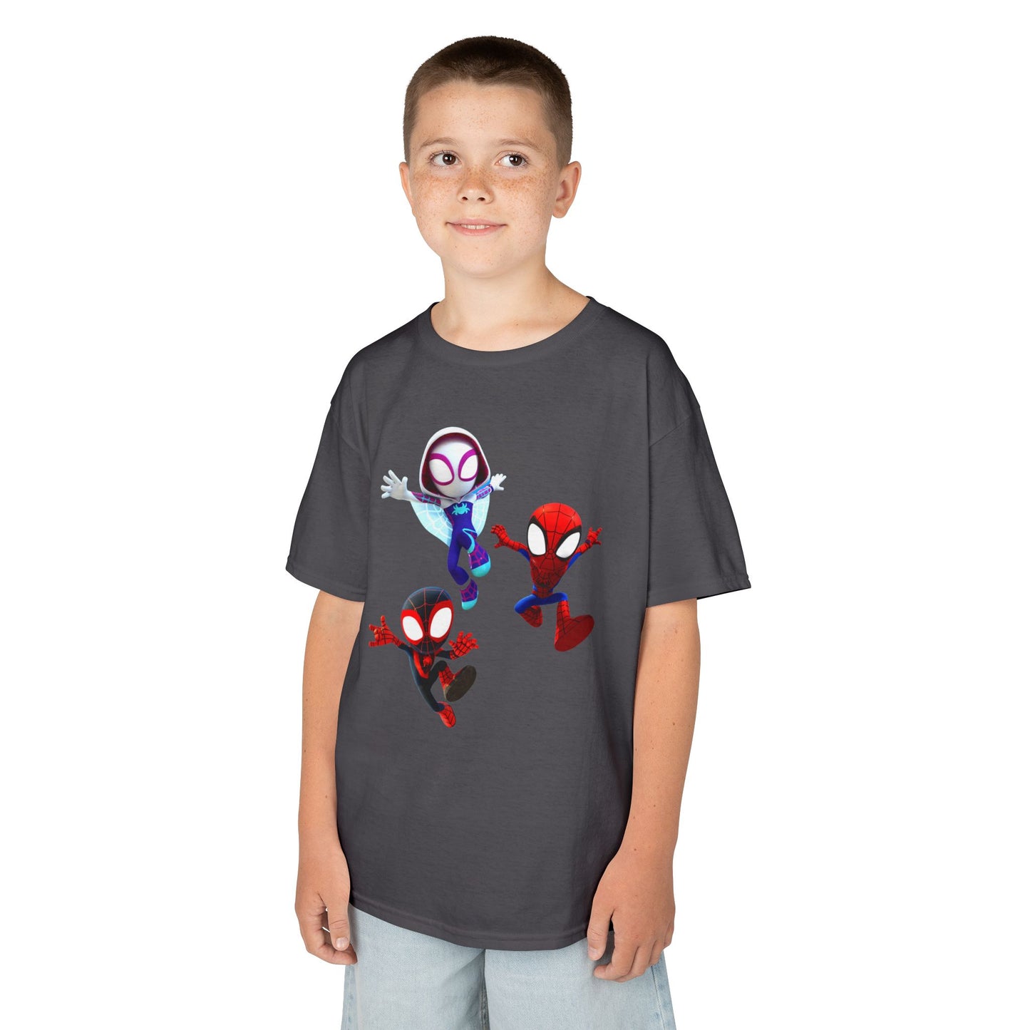 Kids Spider-Man Adventure Tee - Fun and Cozy Cotton T-Shirt for Young Superhero Fans