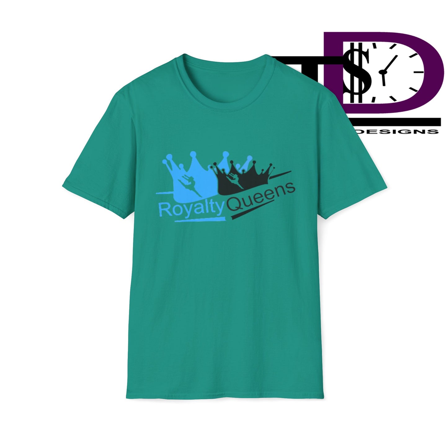 Royalty Queens Unisex Softstyle T-Shirt, Casual Tee, Gift for Queens, Birthday Shirt, Empowerment Apparel, Everyday Wear