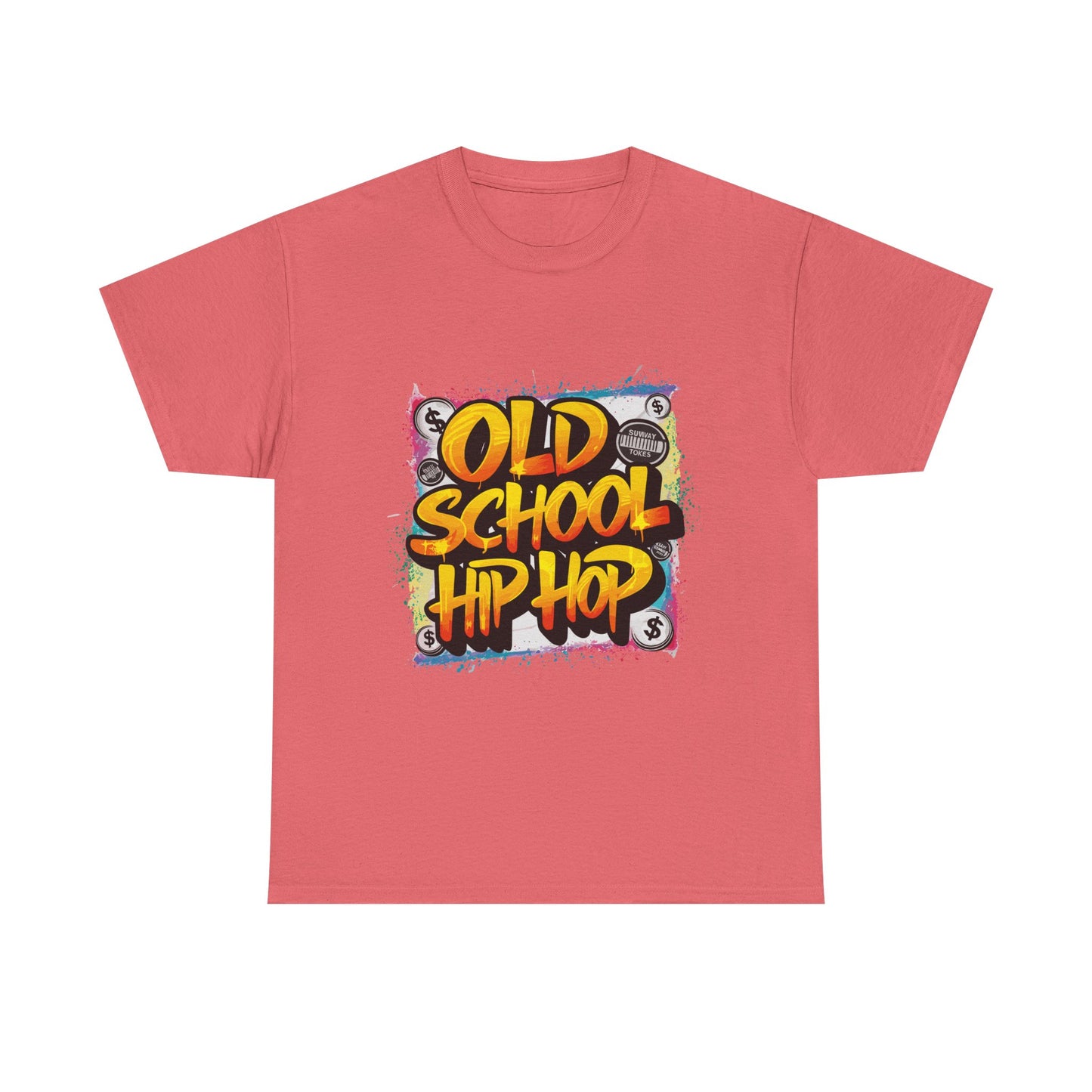 Old School Hip Hop Unisex Heavy Cotton Tee, Retro Streetwear Shirt, Gift for Music Lovers, Vintage Hip Hop Apparel, Cool Graphic Tee
