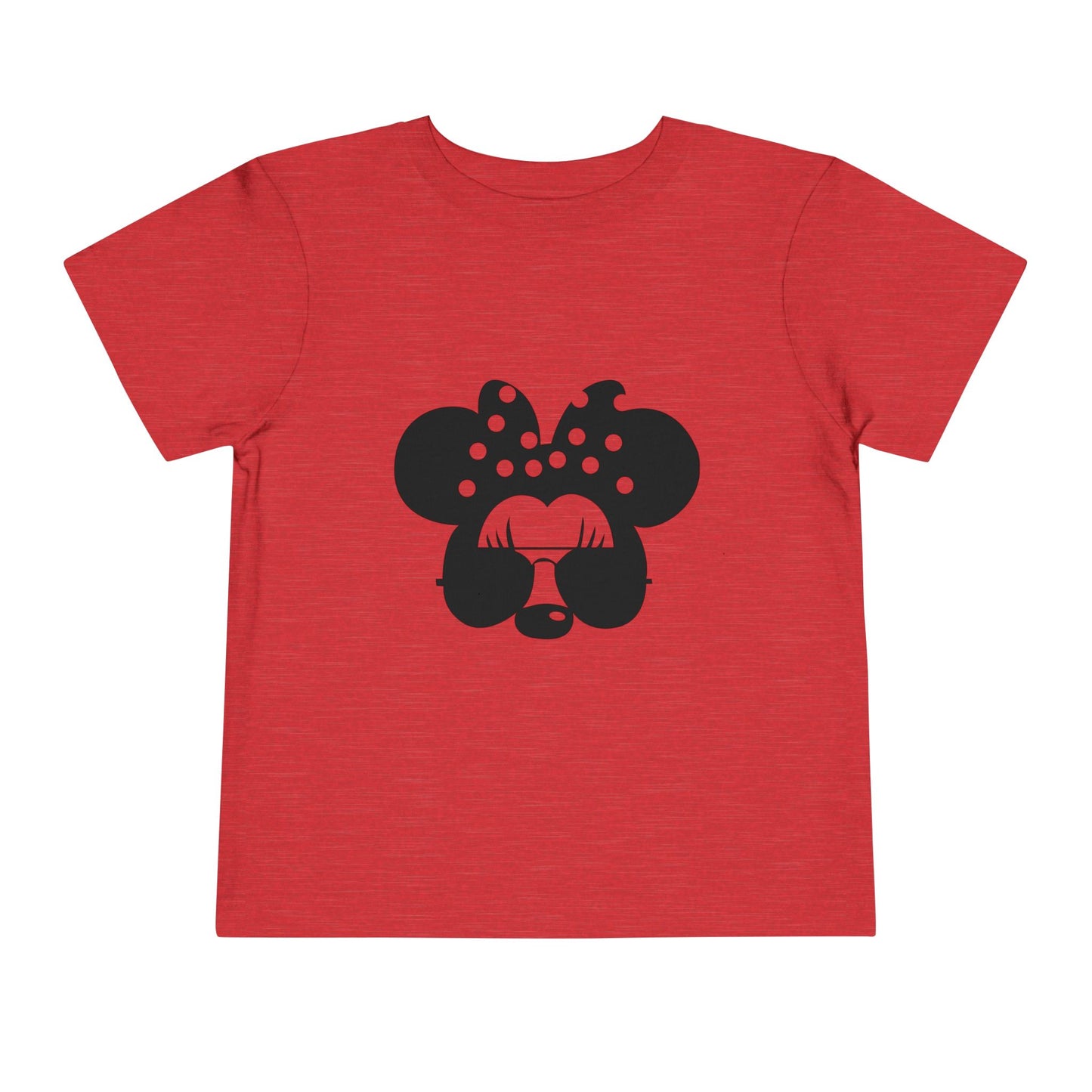 Cute Toddler Tee with Sunglasses Minnie Design, Kids Fashion, Summer Outfit, Birthday Gift, Playdate Shirt