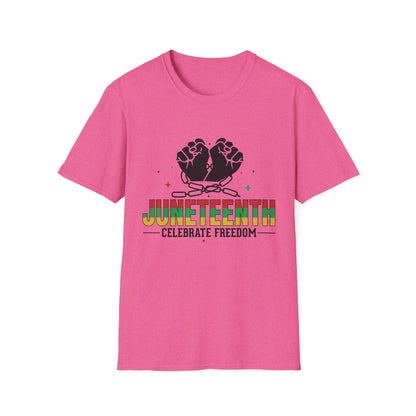 Juneteenth Freedom T-Shirt, Celebrate Freedom Tee, Unisex Graphic Shirt, African American History Apparel, Souvenir Gift for Juneteenth