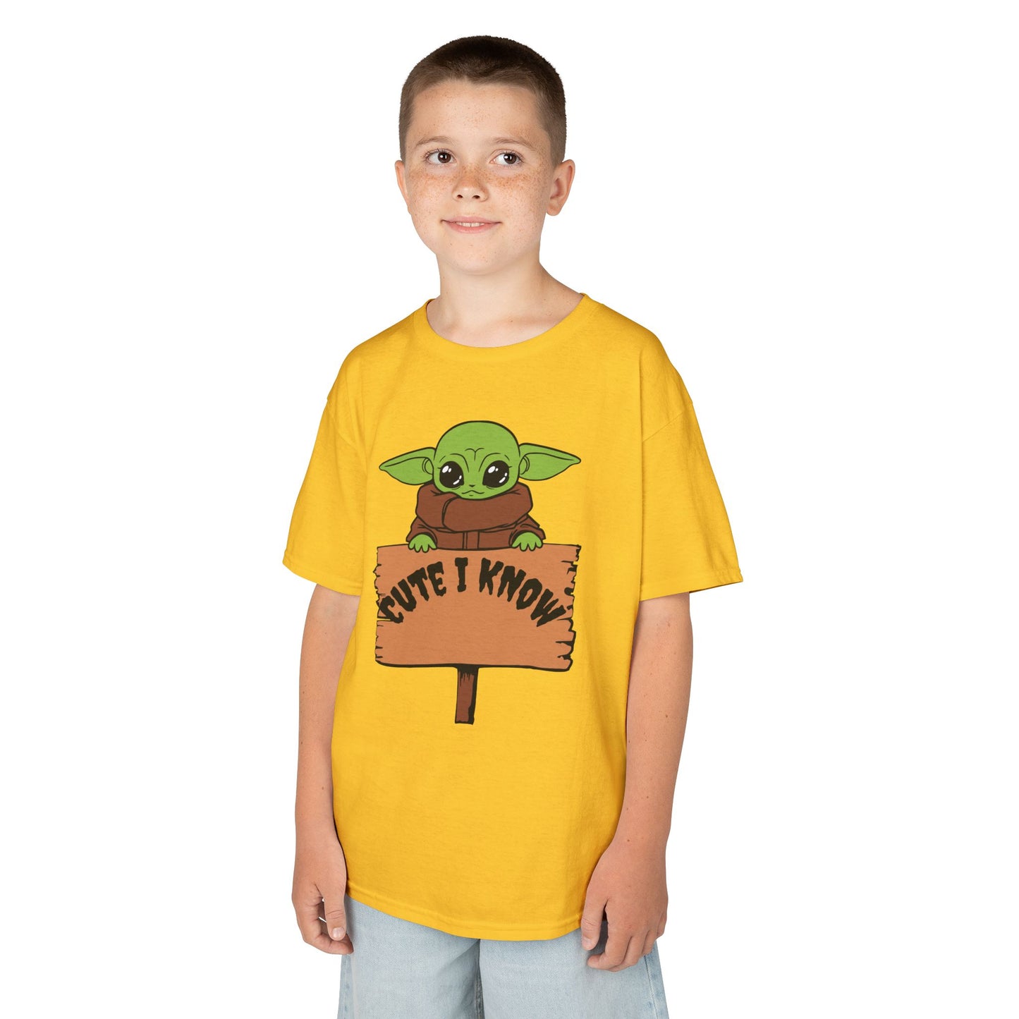 Cute Baby Alien Kids Tee - "Cute I Know" Design for Trendy Kids