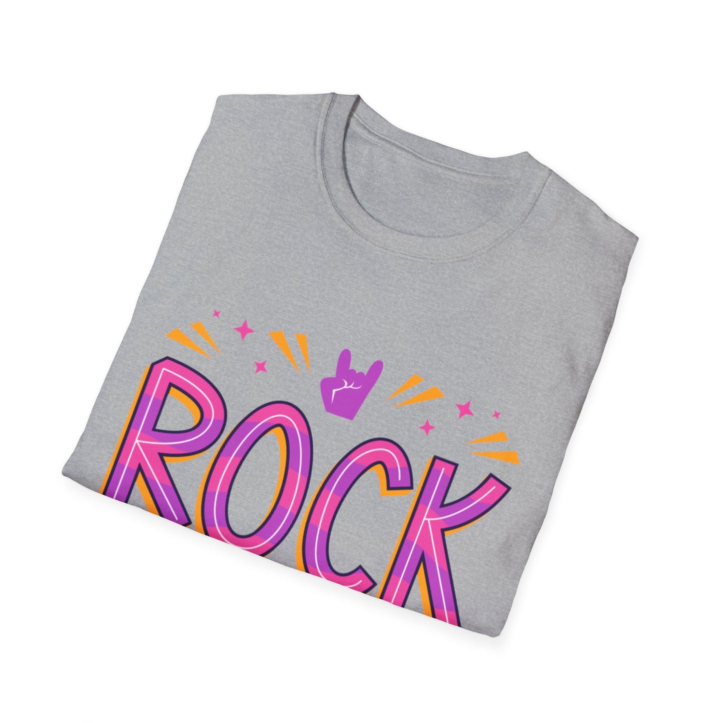 Rock Forever Unisex Softstyle T-Shirt, Music Lover Tee, Gift for Musicians, Festival Apparel, Rock Band T-Shirt