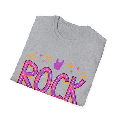 Rock Forever Unisex Softstyle T-Shirt, Music Lover Tee, Gift for Musicians, Festival Apparel, Rock Band T-Shirt