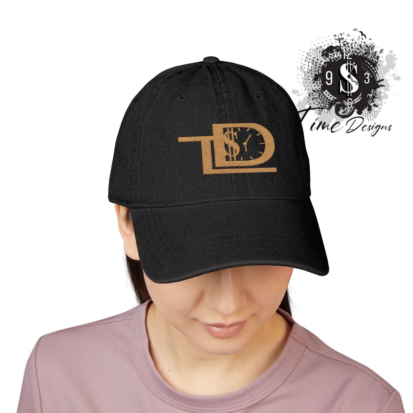 Stylish Embroidered Denim Hat with Glitter Design, Perfect for Casual Style, Fashion Accessory, Gift for Her, Birthday, Everyday Wear