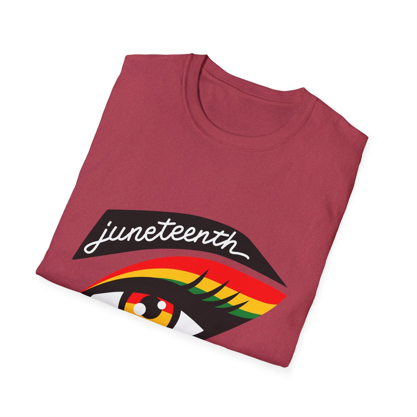 Juneteenth Eye Graphic T-Shirt, Unisex Tee, Afrocentric Apparel, Celebratory Wear, Black History Month Gift, Inclusive Fashion