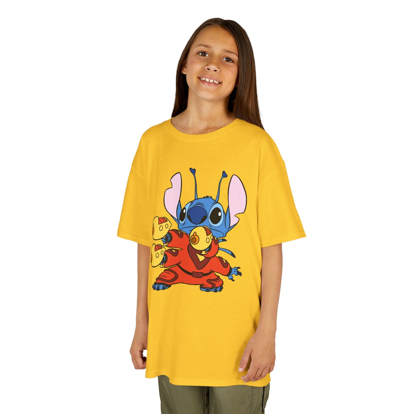 Colorful Kids Tee with Fun Cartoon Design