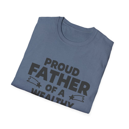 Proud Father T-Shirt - Unisex Softstyle Tee for Celebrating Dads