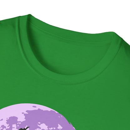 Halloween Witch T-Shirt, Unisex Softstyle Tee, Spooky Season Apparel, Pumpkin Graphic Shirt, Trick or Treat Shirt