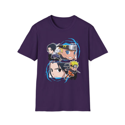 Anime naruto Adventure Unisex Softstyle T-Shirt - Naruto Characters Design