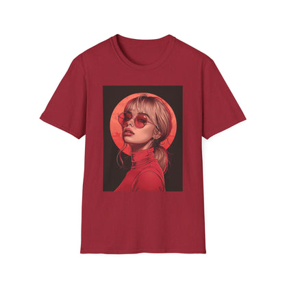 Retro Chic Graphic T-Shirt with Stylish Artwork