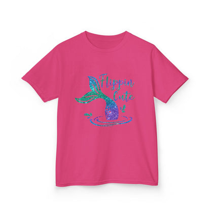 Flippin Cute Kids Tee - Colorful Whale Design for Fun-loving Children