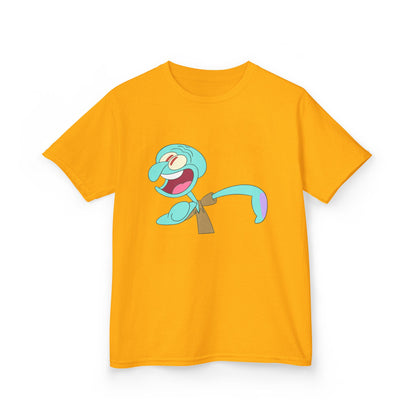Kids Tee with Fun Character Design, Playful Cotton Shirt for Children, Birthday Gift, Casual Wear, Kids Fashion