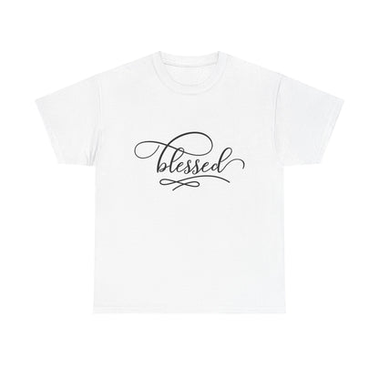Blessed Unisex Heavy Cotton Tee - Comfortable and Meaningful Shirt for Everyday Wear