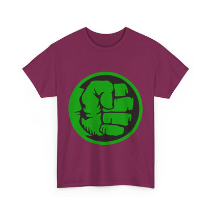 Fist of Strength Unisex Heavy Cotton Tee - Bold Apparel for Fitness Lovers, Gym Gift, Motivational T-Shirt, Workout Gear, Cool Graphic Tee