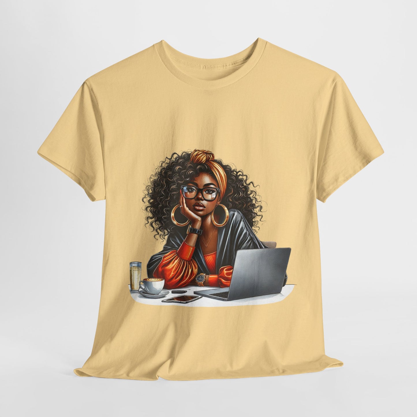 Creative Work From Home Unisex Heavy Cotton Tee
