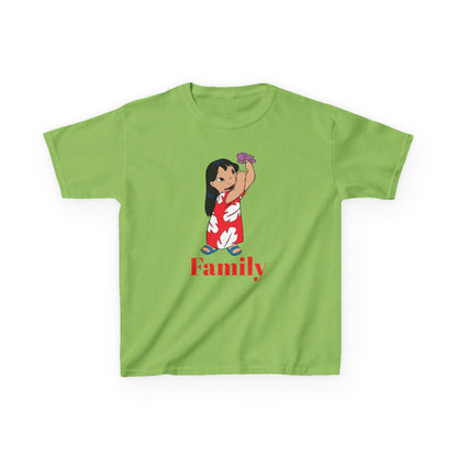Kids Family Tee, Cute Kids T-Shirt, Family Bonding Shirt, Birthday Gift for Kids, Cute Family Design Tee