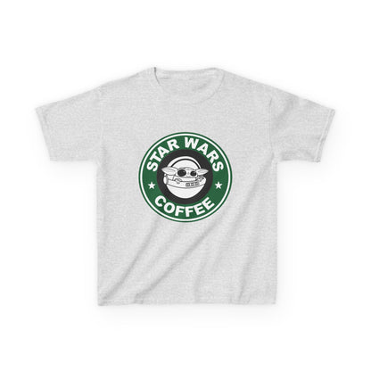 Star Wars Coffee Kids Tee, Fun Graphic T-shirt for Boys & Girls, Perfect for Birthdays, Star Wars Fans, Casual Wear