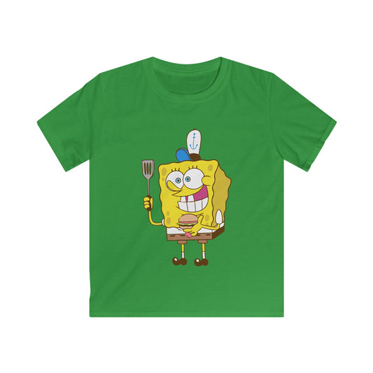 SpongeBob Kids Tee - Fun Graphic Shirt, Birthday Gift, Summer Outfit, Cartoon Lover Apparel, Playful Fashion