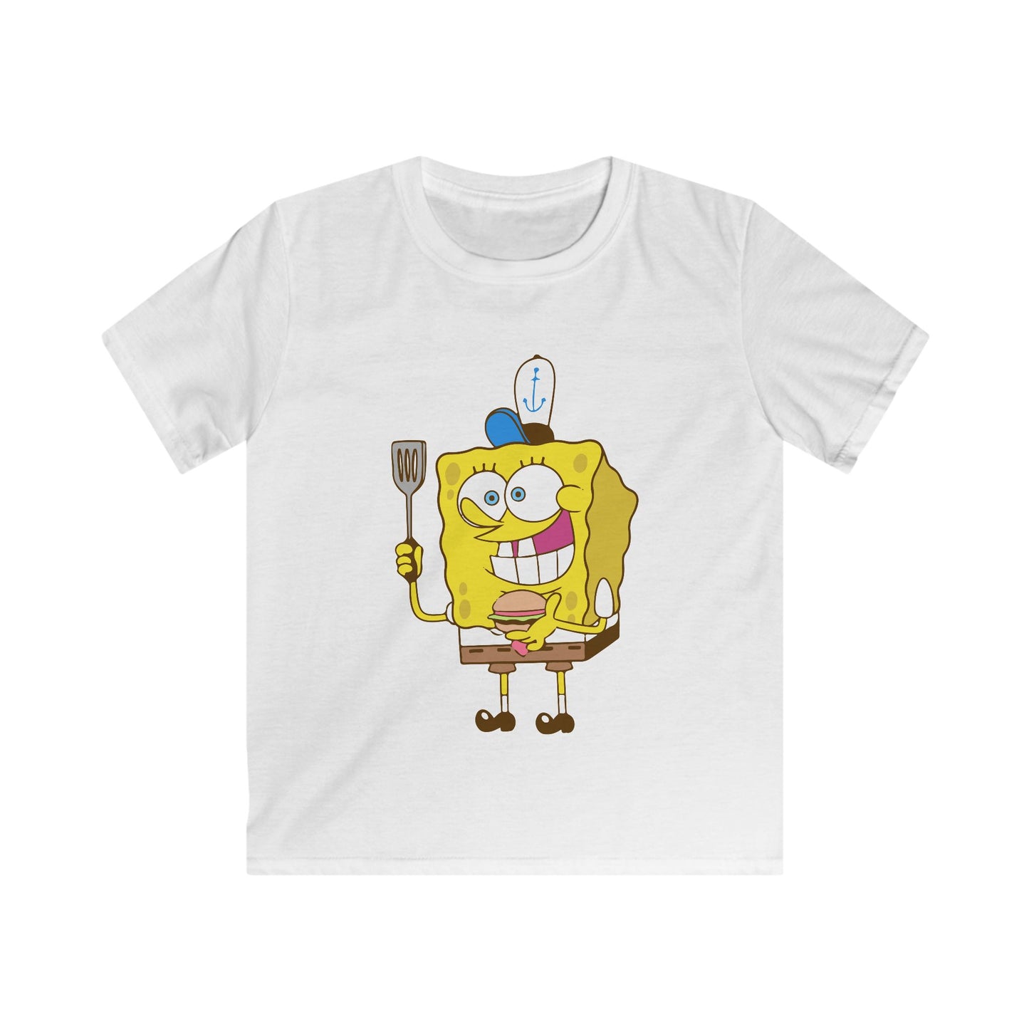 SpongeBob Kids Tee - Fun Graphic Shirt, Birthday Gift, Summer Outfit, Cartoon Lover Apparel, Playful Fashion