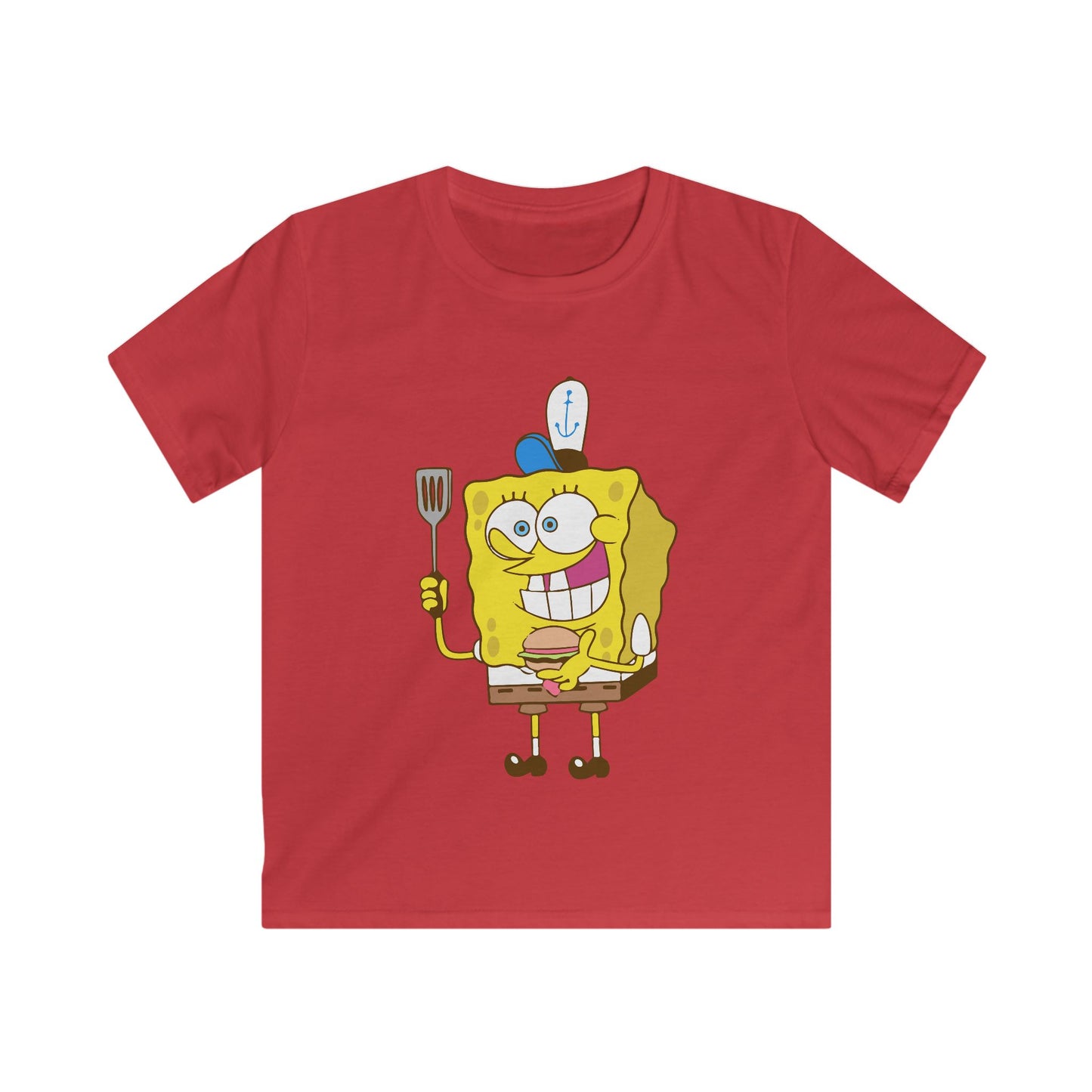 SpongeBob Kids Tee - Fun Graphic Shirt, Birthday Gift, Summer Outfit, Cartoon Lover Apparel, Playful Fashion