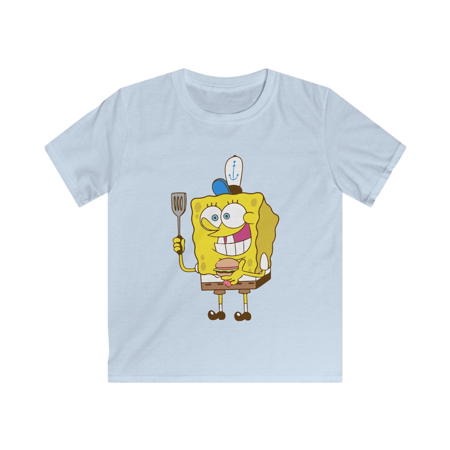 SpongeBob Kids Tee - Fun Graphic Shirt, Birthday Gift, Summer Outfit, Cartoon Lover Apparel, Playful Fashion