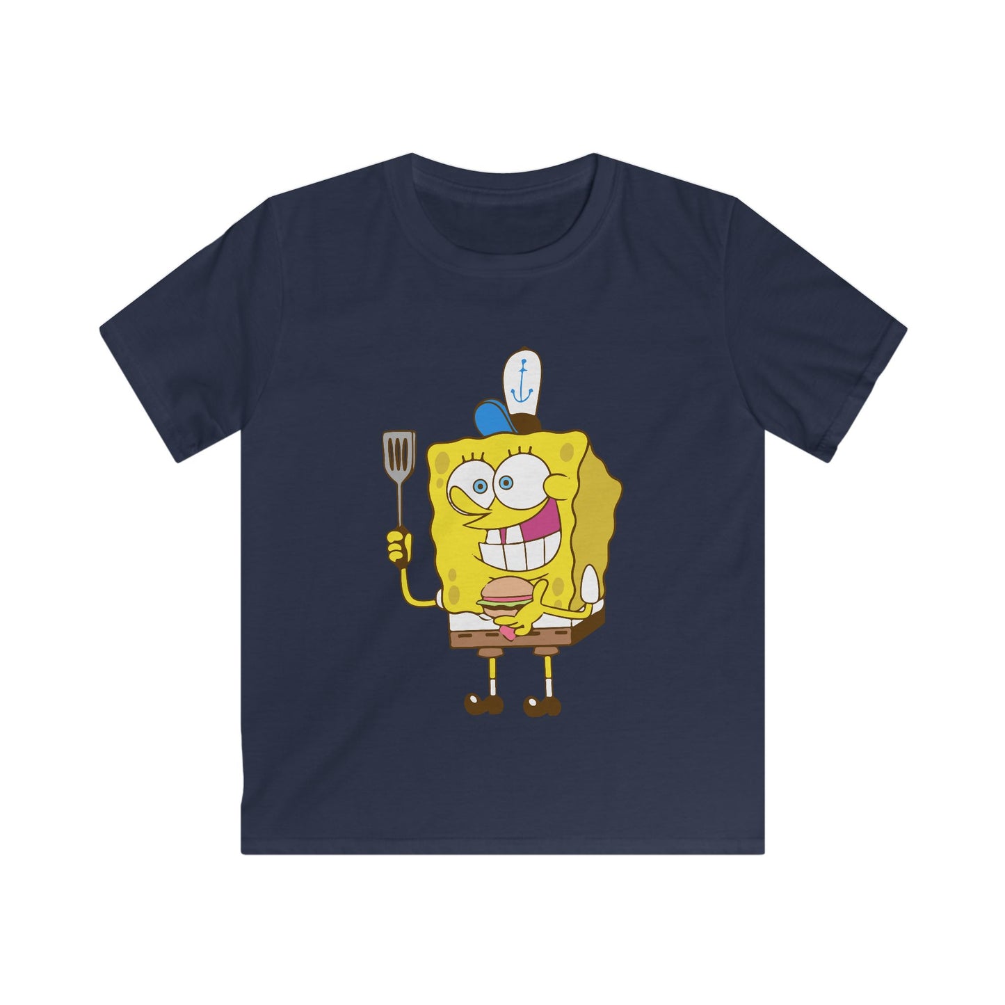 SpongeBob Kids Tee - Fun Graphic Shirt, Birthday Gift, Summer Outfit, Cartoon Lover Apparel, Playful Fashion