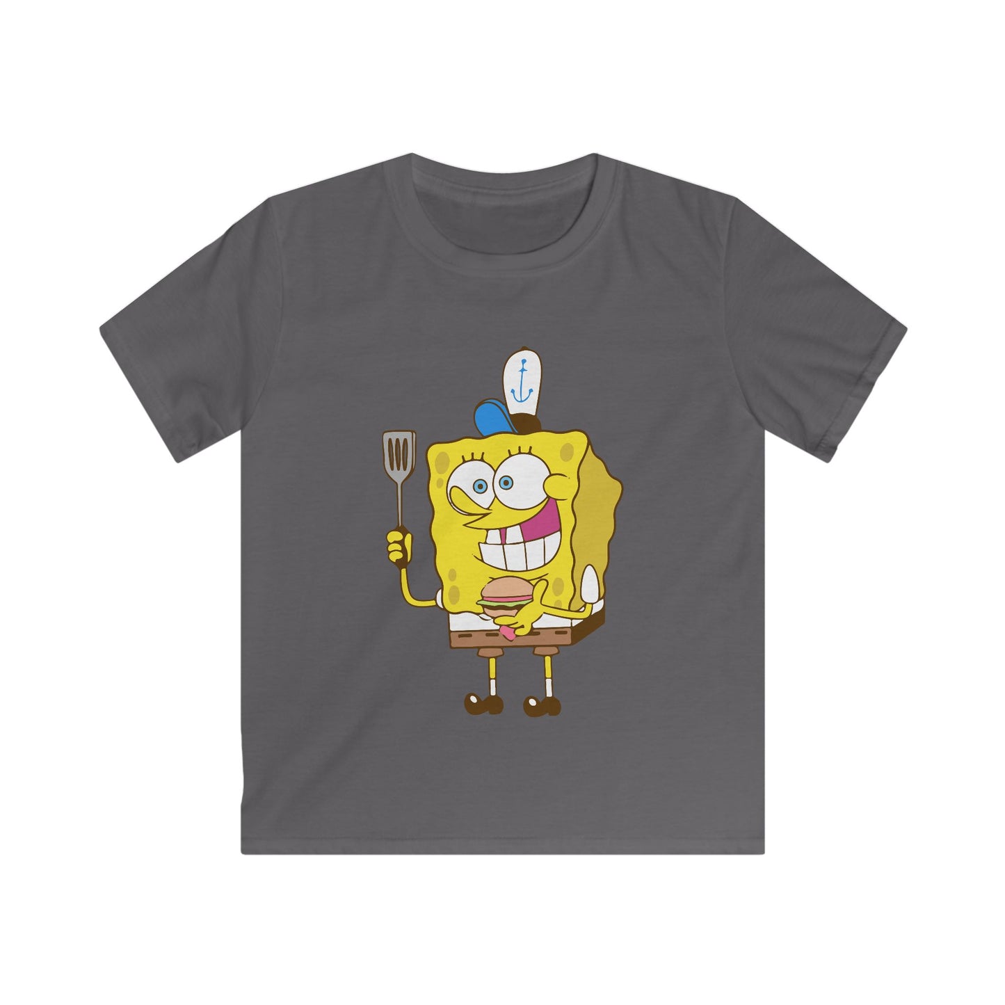 SpongeBob Kids Tee - Fun Graphic Shirt, Birthday Gift, Summer Outfit, Cartoon Lover Apparel, Playful Fashion