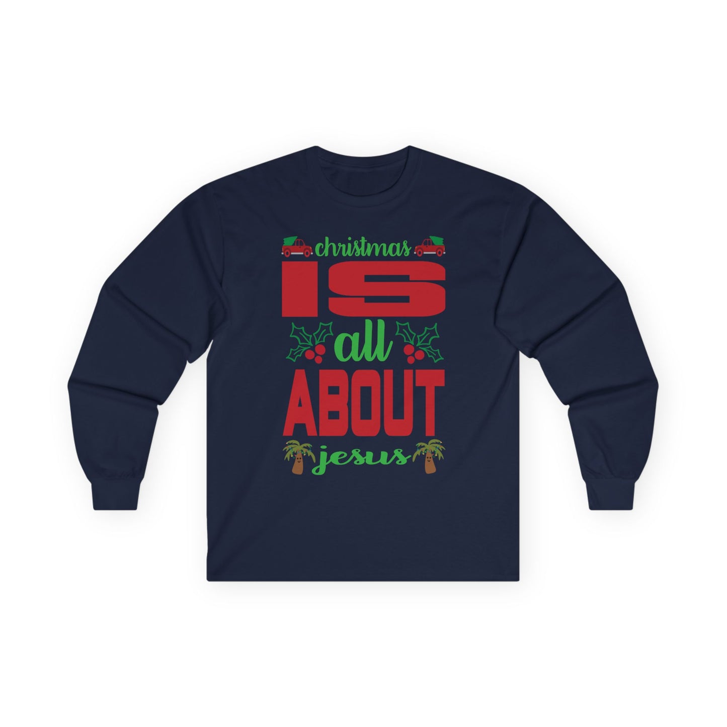 Unisex Christmas Long Sleeve Tee, Meaningful Holiday Shirt, Faith-Based Gift, Family Gathering Wear, Winter Party Outfit, Jesus [...]