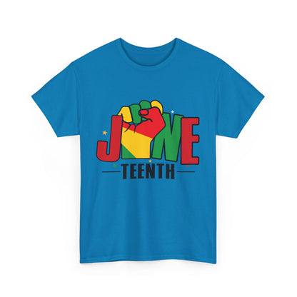 Juneteenth Unisex Heavy Cotton Tee, Celebration Shirt, Black History Apparel, Event T-Shirt, Commemorative Tee, Everyday Wear