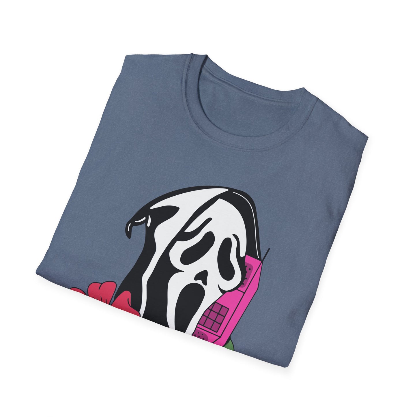 Call Me Horror T-Shirt, Unisex Graphic Tee, Halloween Costume, Spooky Gift, Movie Lover's Shirt, Floral Horror Tee