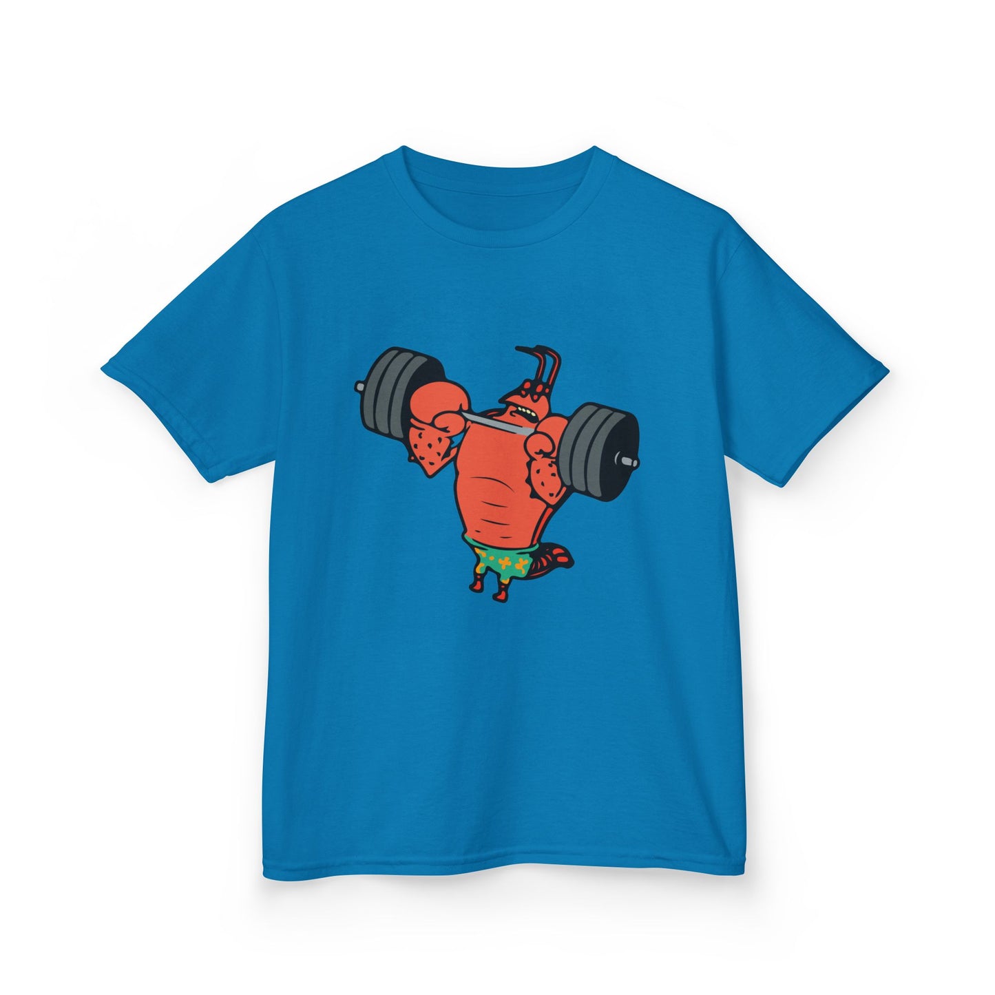Kids Fitness Lobster Tee, Funny Kids T-Shirt, Gym Humor Tee, Nautical Theme Shirt, Gift for Young Athletes