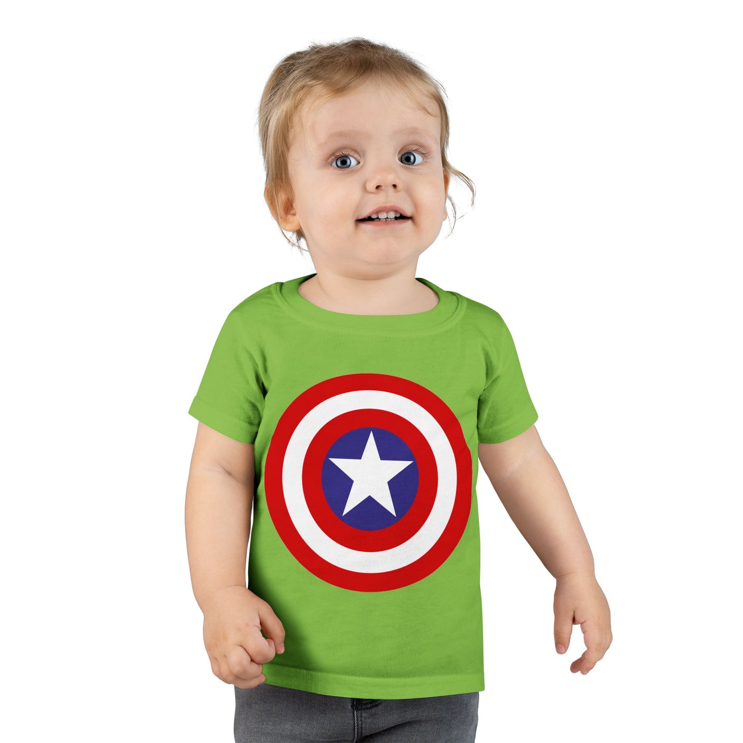 Captain Shield Toddler T-shirt, Kids Superhero Shirt, Birthday Outfit, Gift for Boys, Marvel Inspired Apparel