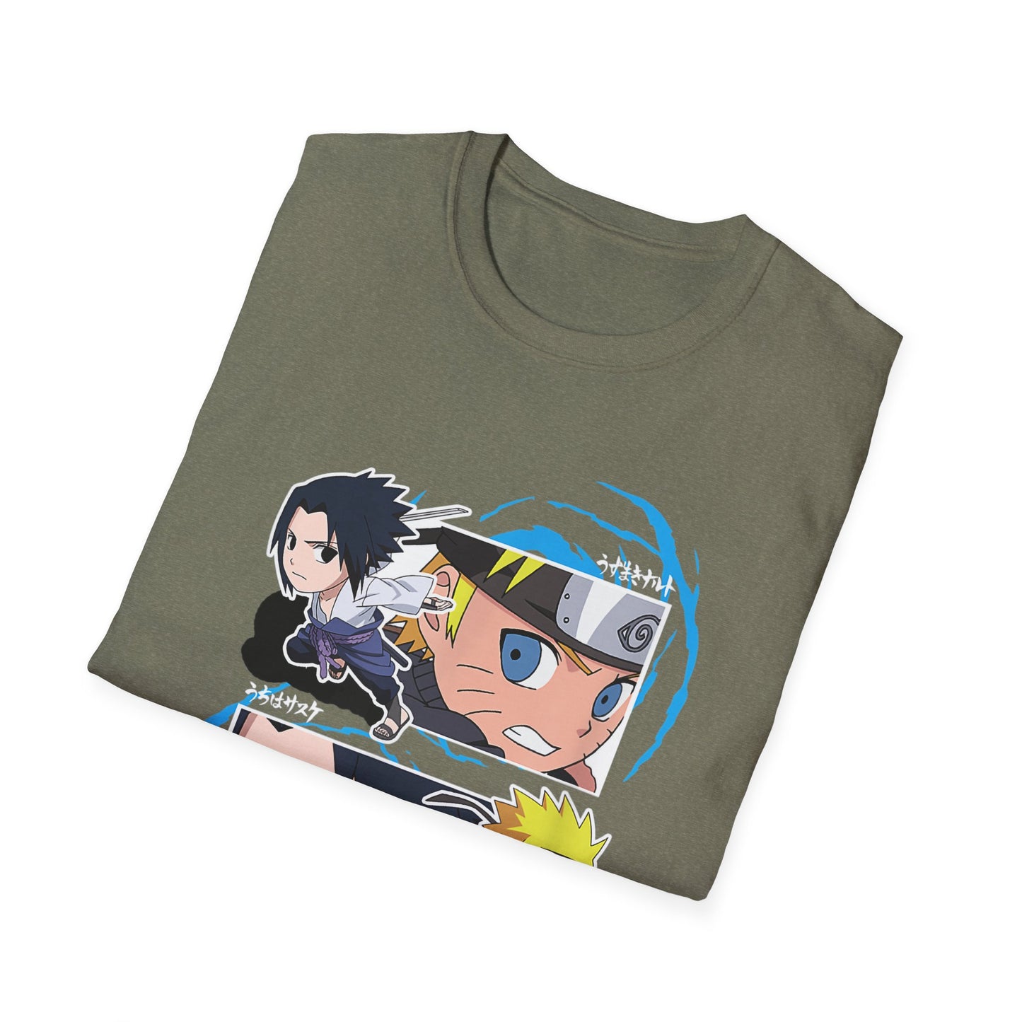 Anime naruto Adventure Unisex Softstyle T-Shirt - Naruto Characters Design