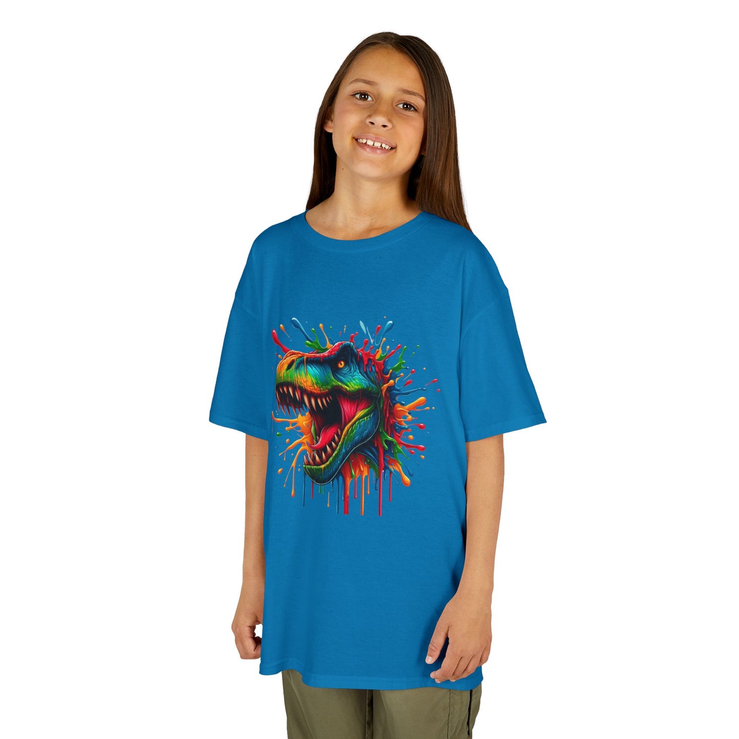 Colorful Dinosaur Kids Heavy Cotton™ Tee