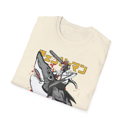 Unisex Softstyle T-Shirt with Unique Design, Cool Graphic Tee, Casual Wear, Gift for Anime Fans, Daily Comfort